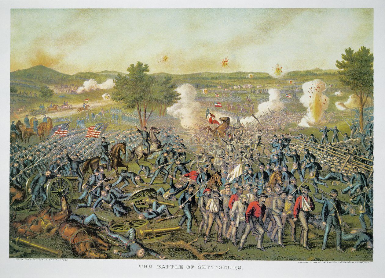 Slaget ved Gettysburg av American School