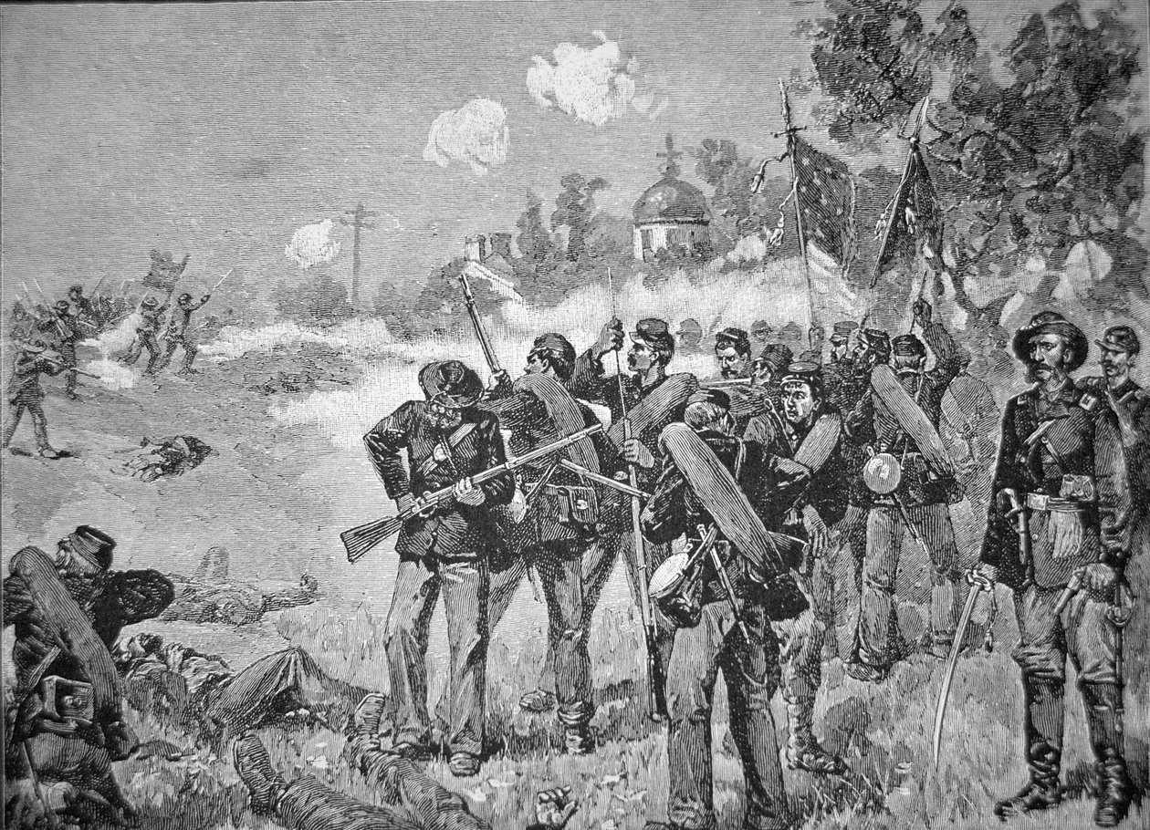 Slaget ved Gettysburg, på nært hold den første dagen av American School