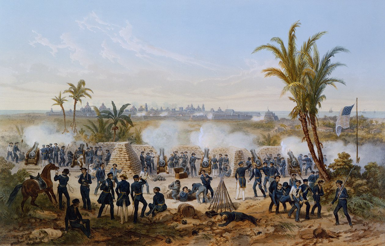 Bombardement av Veracruz, mars 1847 av American School
