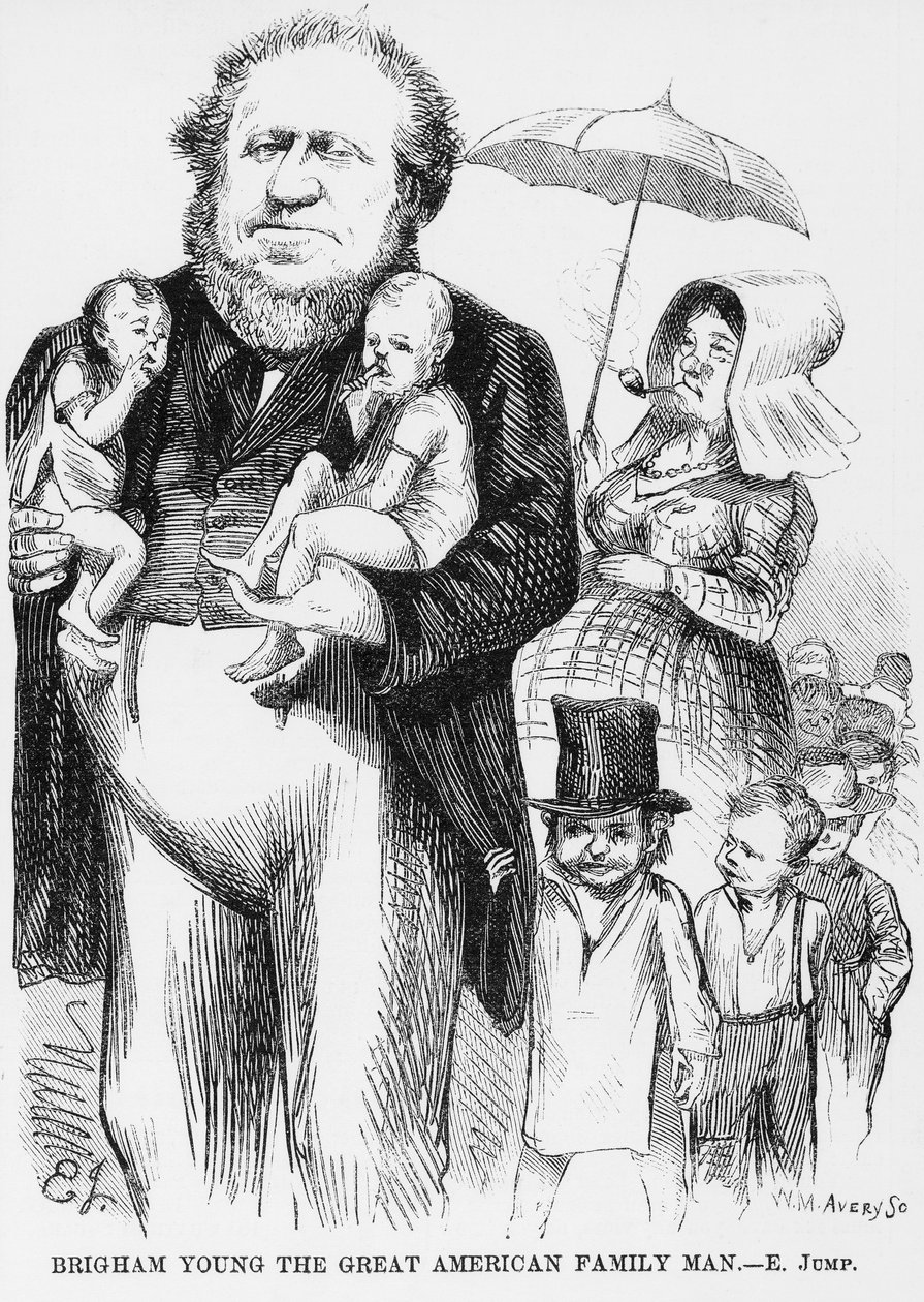 Brigham Young (1801-77) den store amerikanske familiemannen av American School