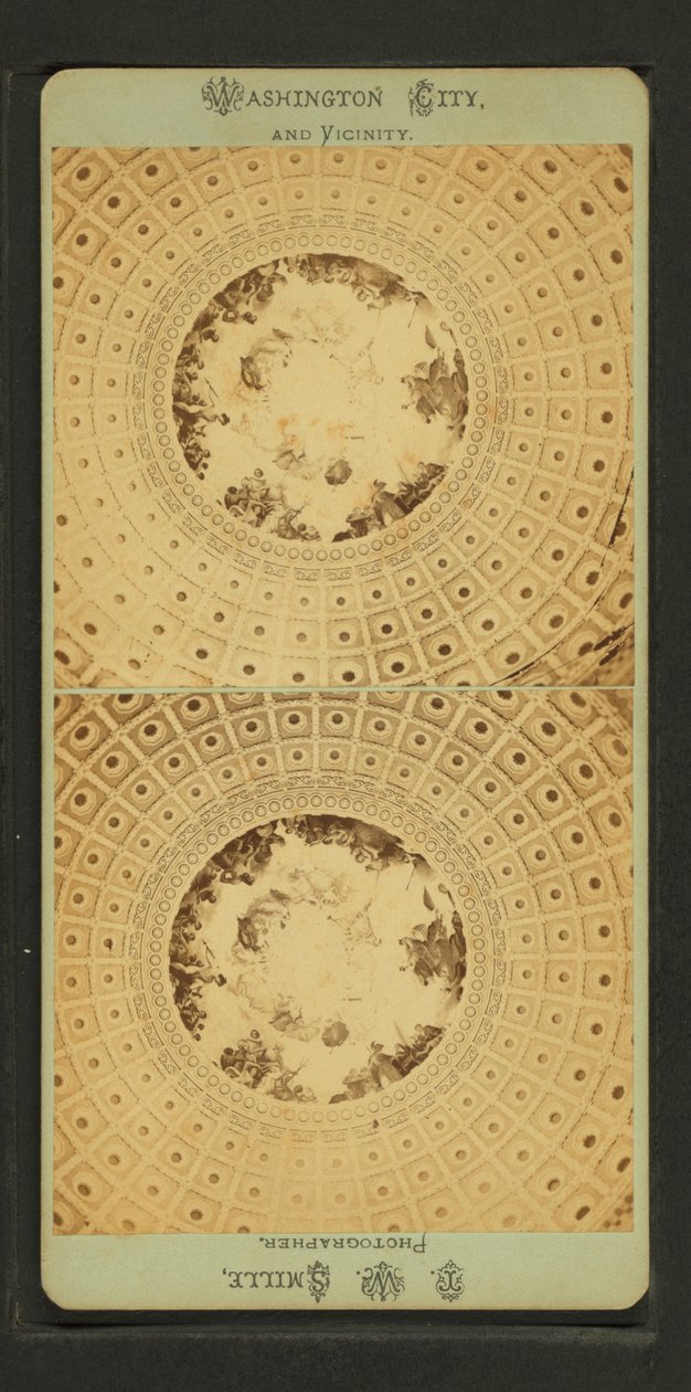 Brumidis allegoriske maleri, ca. 1865 av American School