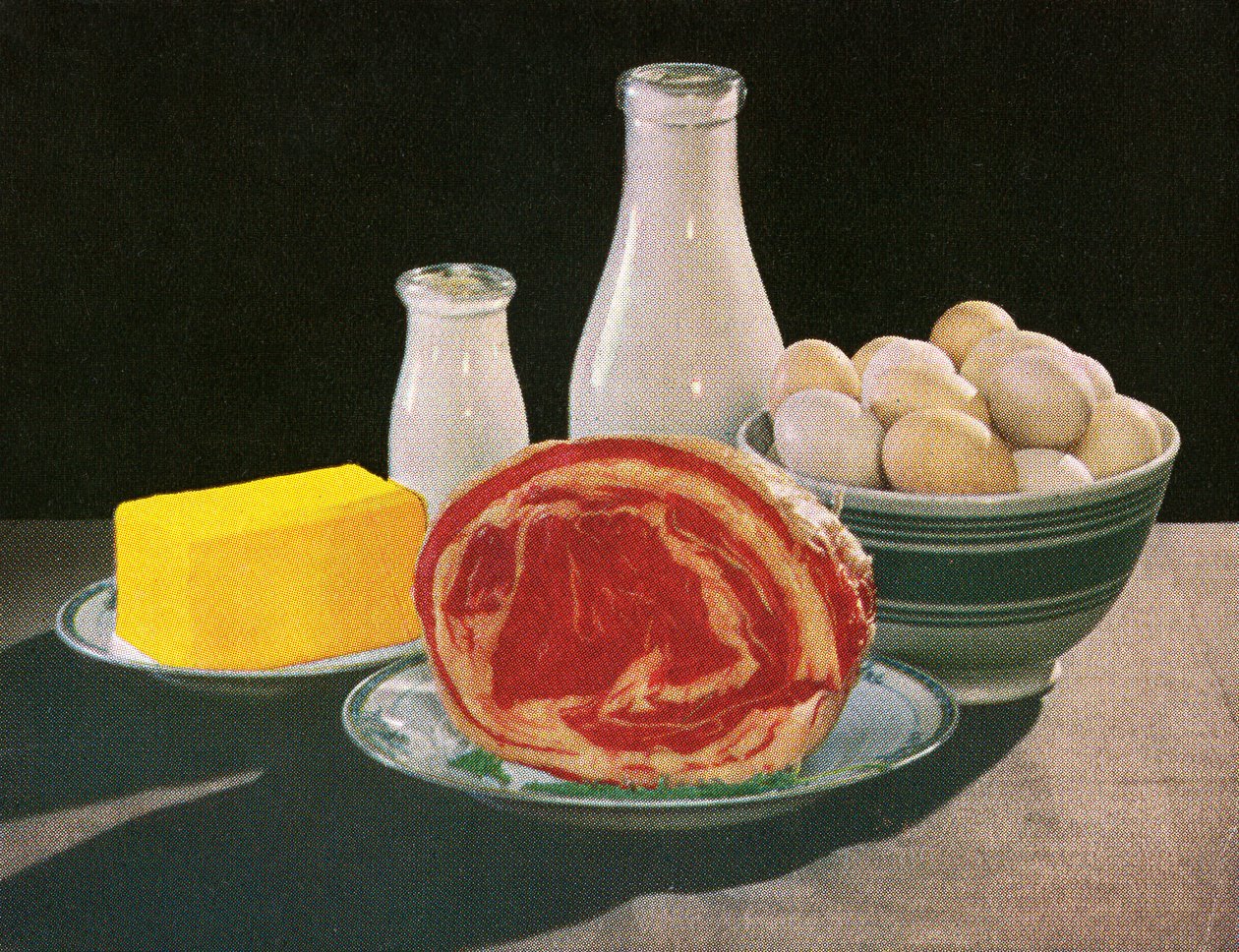 Smør, melk, egg og biff av American School