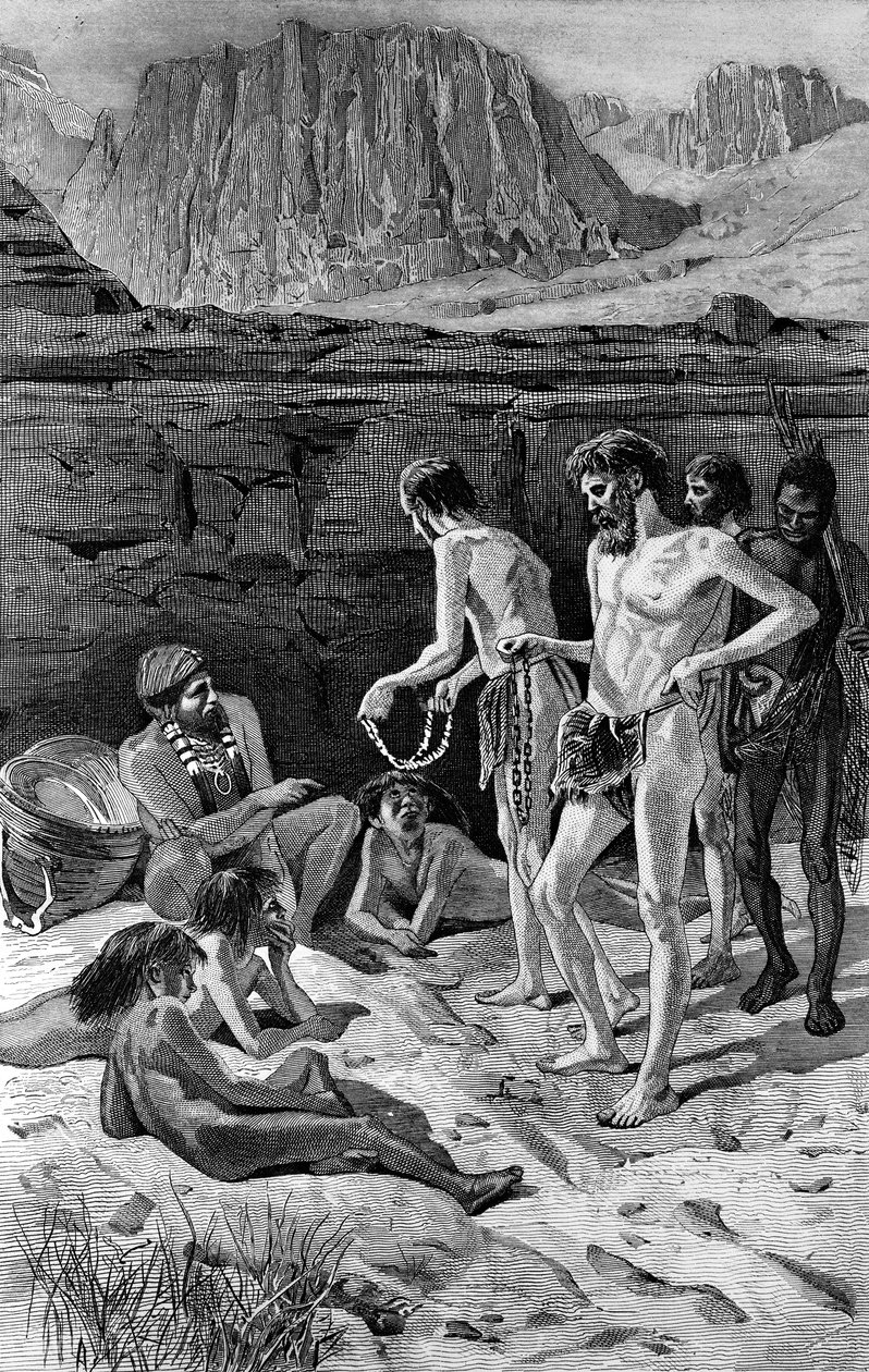 Cabeza de Vaca og hans følgesvenner av American School