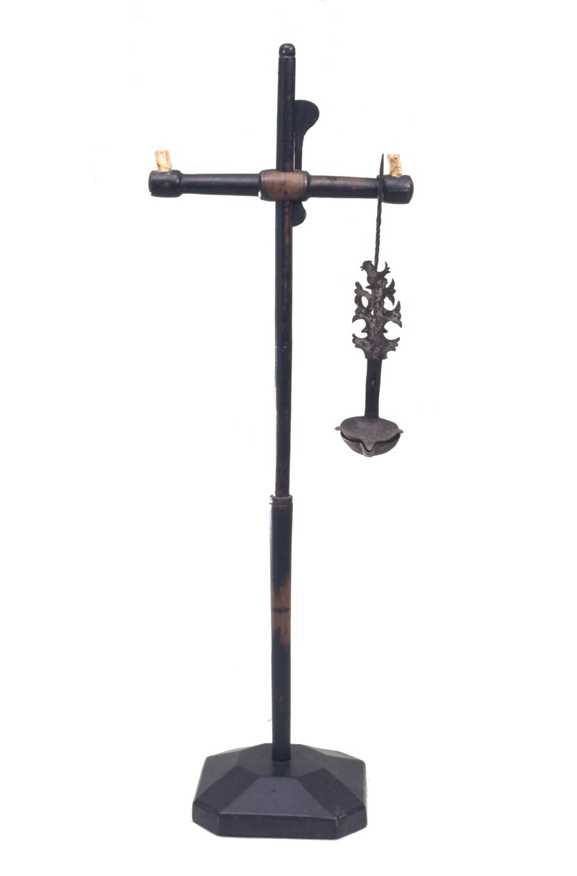 Lysestake, ca. 1710–1730 (lønn) av American School