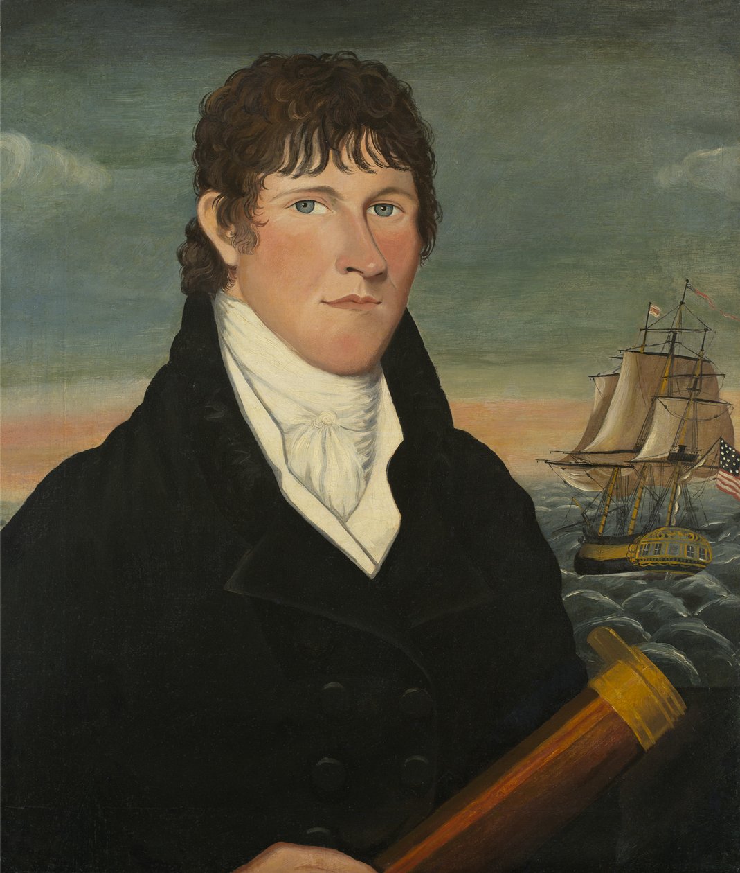 Kaptein David Bush, 1812 av American School
