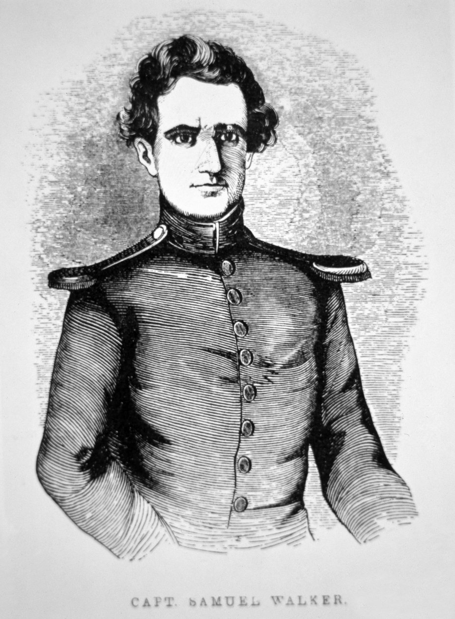 Kaptein Samuel Walker (1815-47) 1847 (gravering) av American School