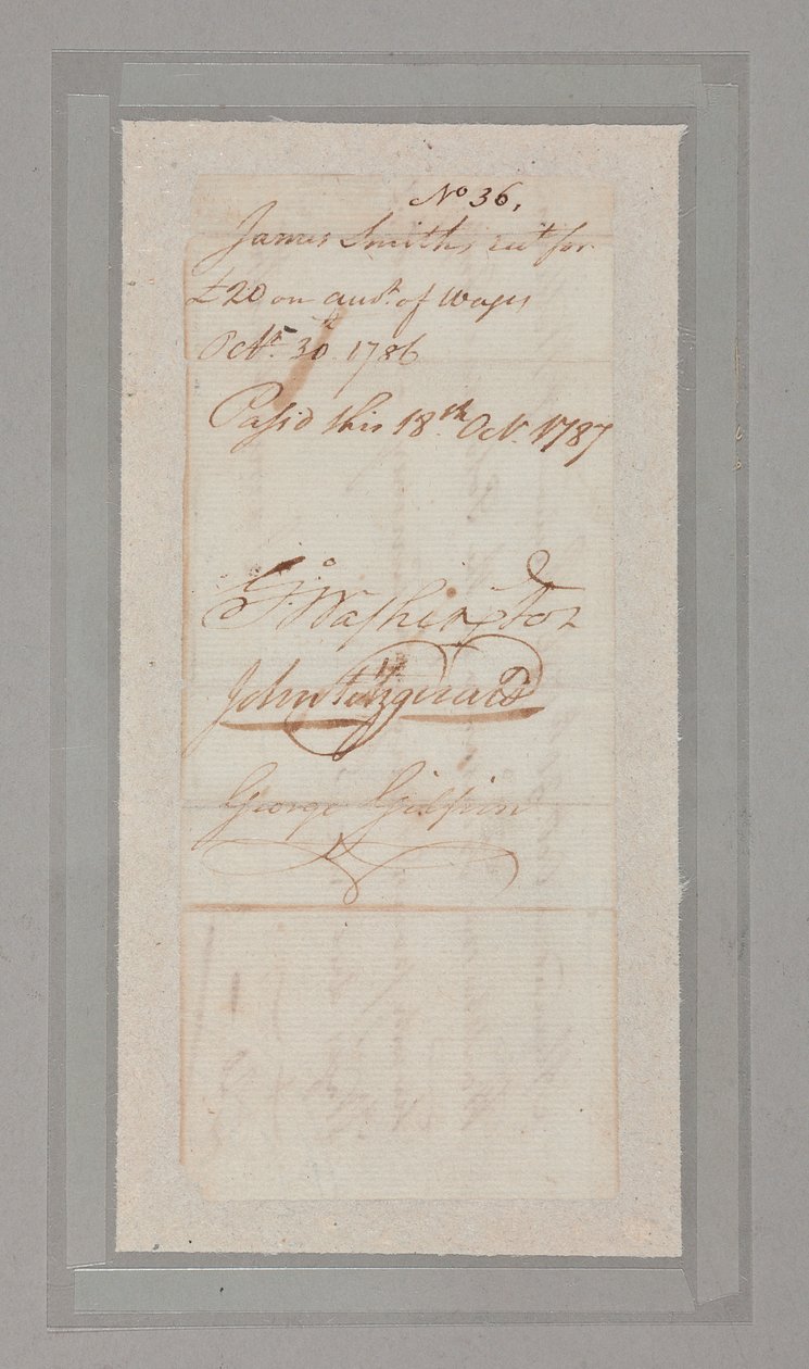 Konstitusjonell konvensjon: samling av brev og dokumenter signert av 54 av de 55 delegatene til den historiske konvensjonen fra 1787 (penn og blekk på papir) (se også 2561290-92) av American School