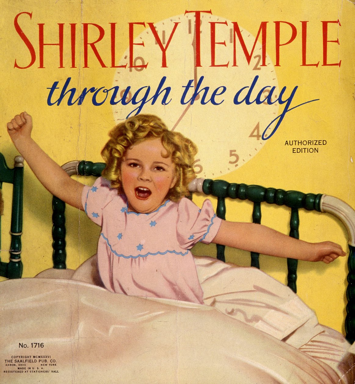 Forside av et amerikansk magasin: Shirley Temple, amerikansk filmskuespillerinne i en alder av 6 (1929-). av American School