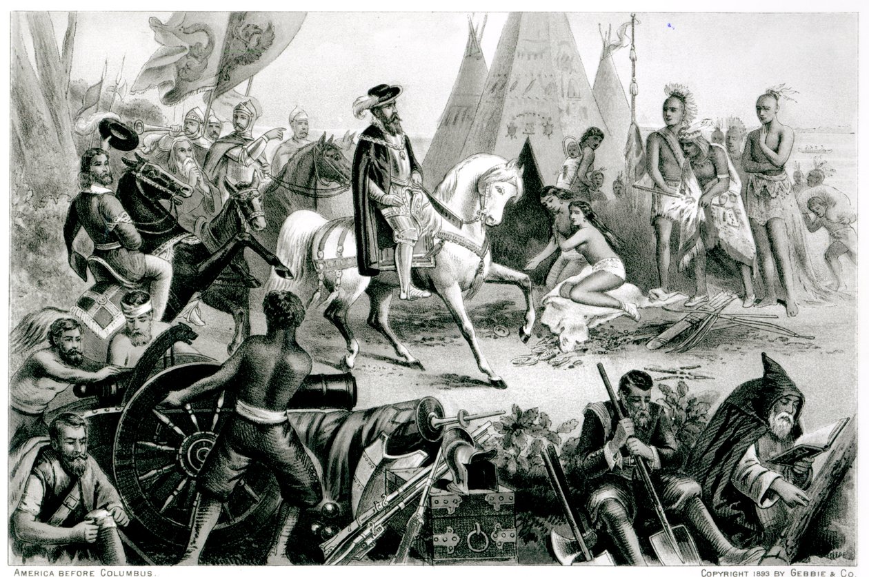 De Soto Discovering the Mississippi, 21. mai 1541, fra 