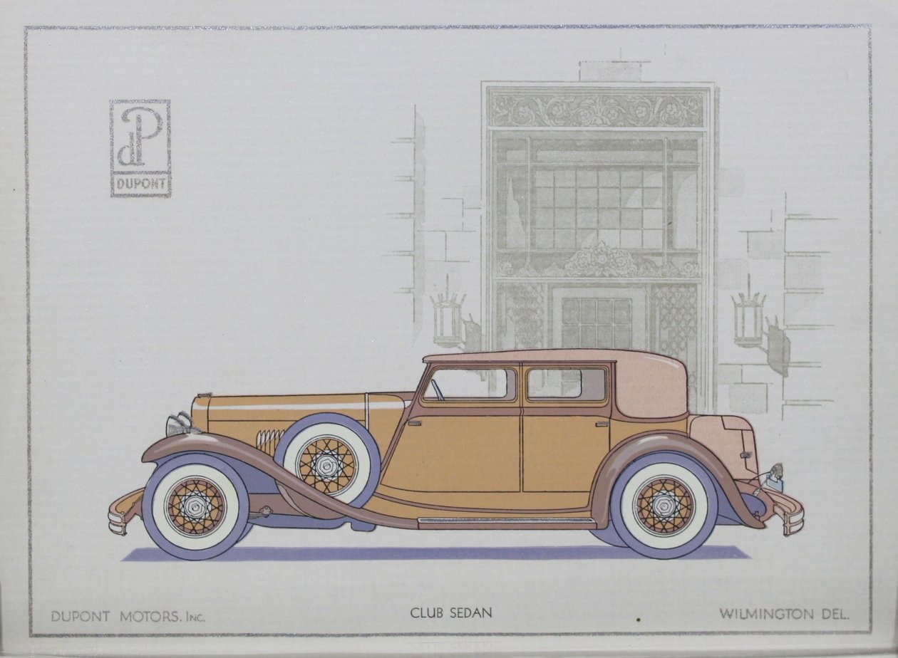 DuPont Motor Cars: Club Sedan, 1921 av American School