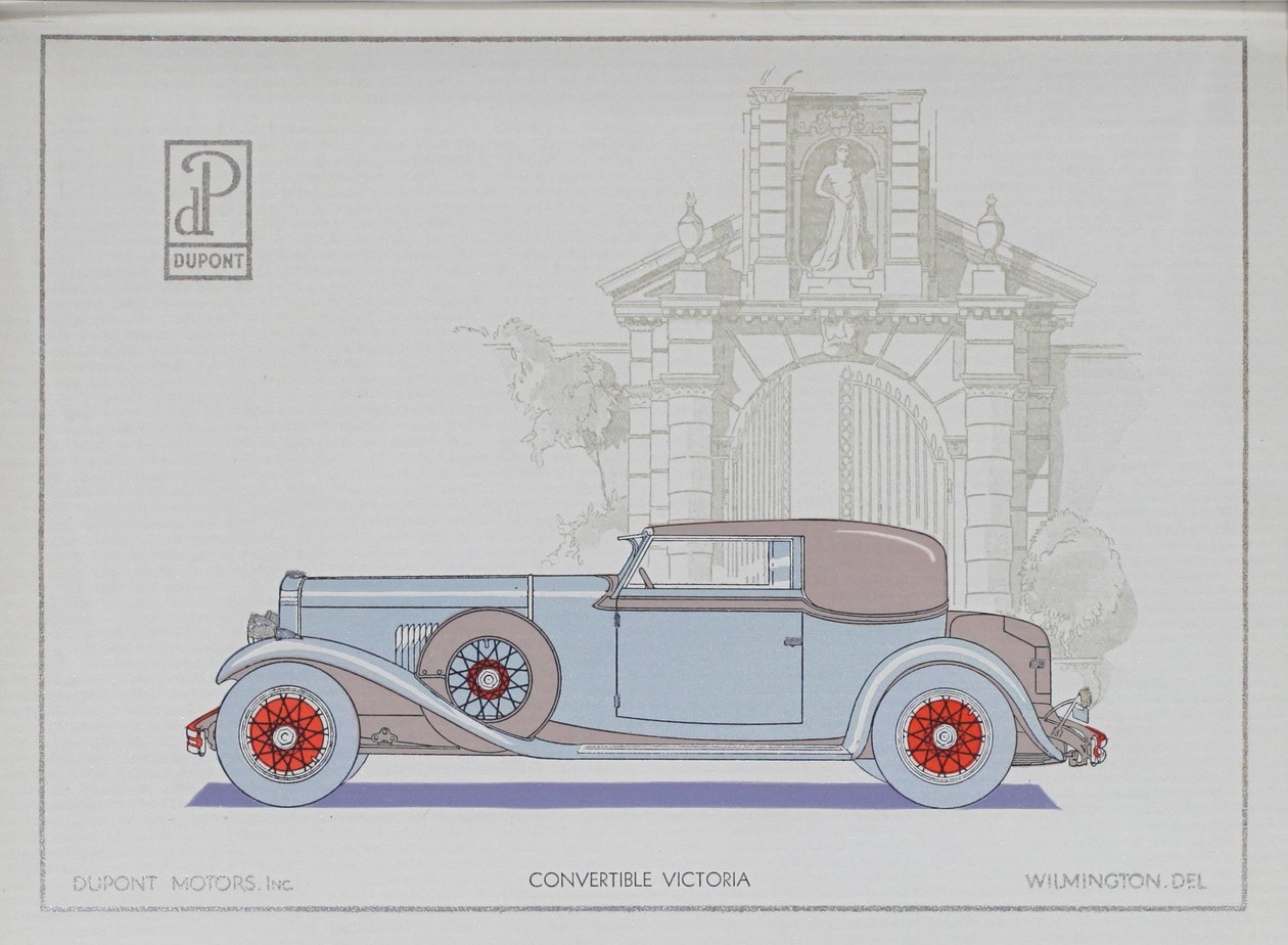 DuPont Motor Cars: Convertible Victoria, 1921 av American School