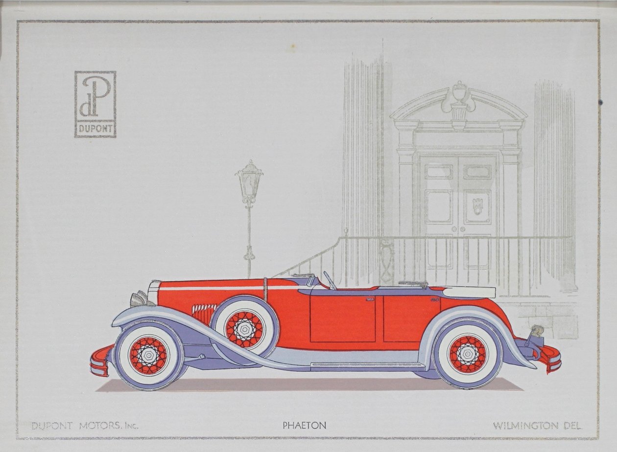 DuPont Motor Cars: Phaeton, 1921 av American School