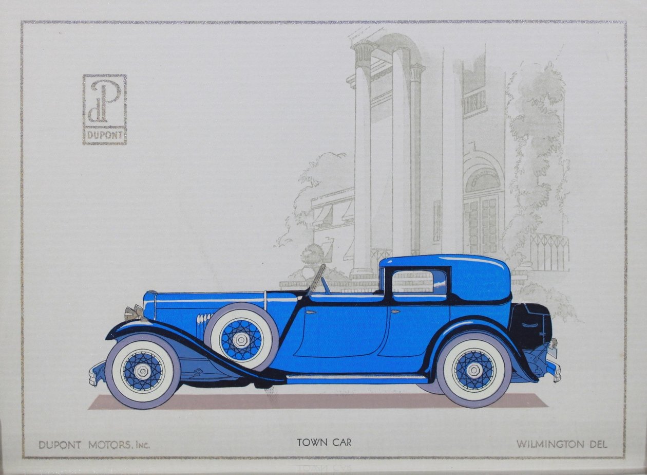 DuPont Motor Cars: Town Car, 1921 av American School