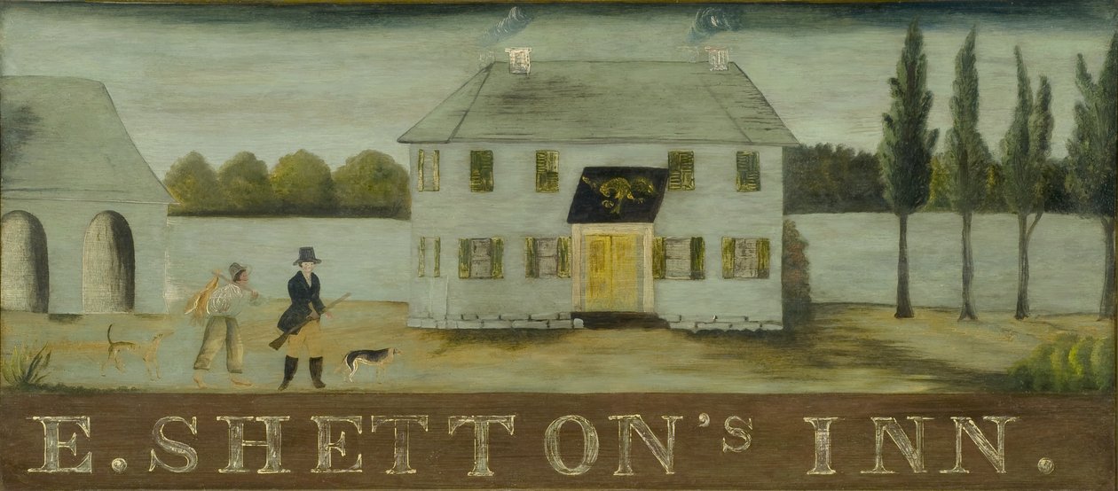 E. Sheldon"st In, ca. 1820-tallet av American School