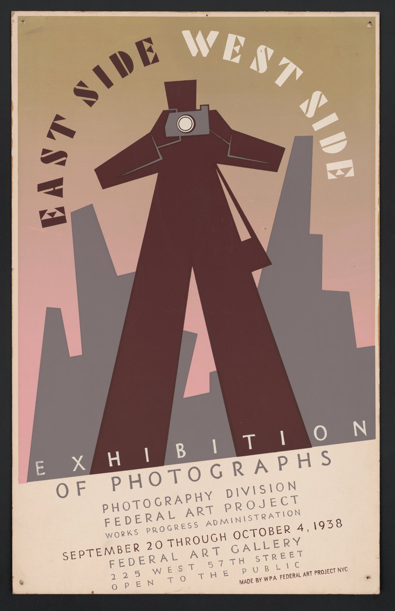 East side, West side utstilling av fotografier, New York City av American School