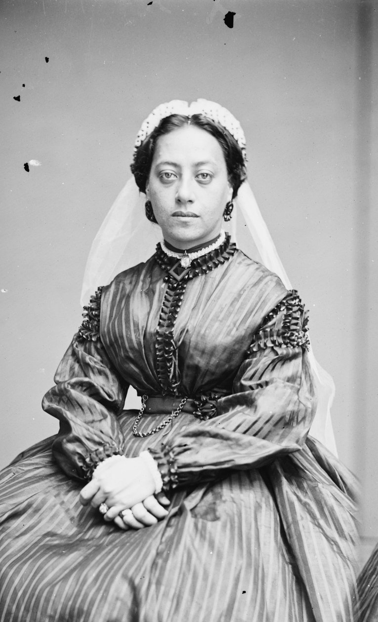 Emma, dronning av Sandwichøyene, 1855-65 av American School