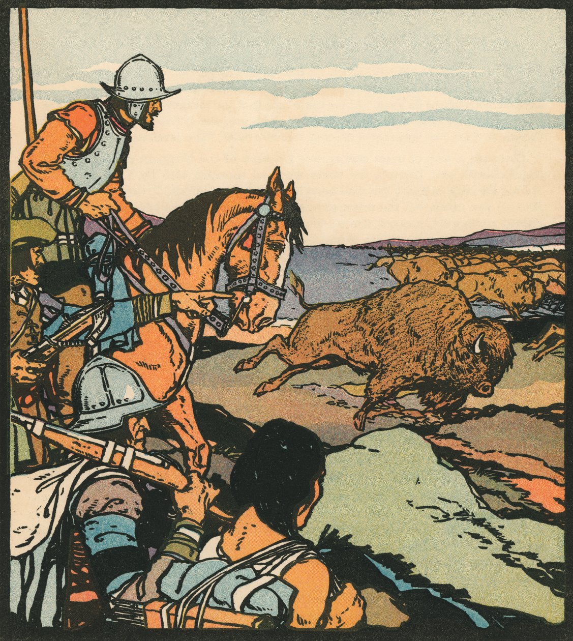 Oppdagere: Francisco Vasquez de Coronado i Kansas av American School