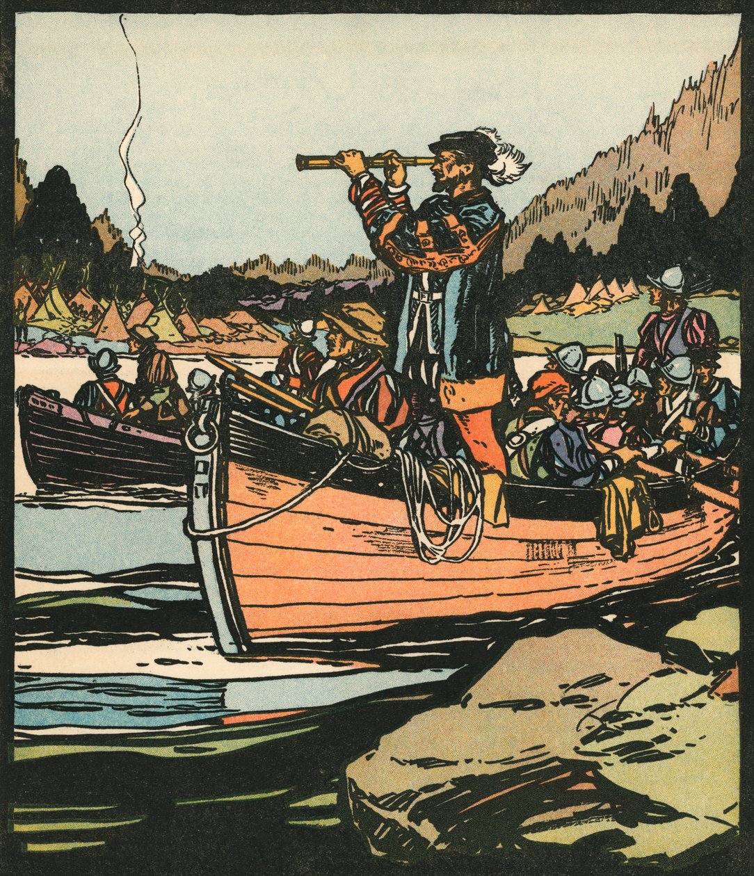 Oppdagere: Jacques Cartier ved Saint Lawrence-elven av American School