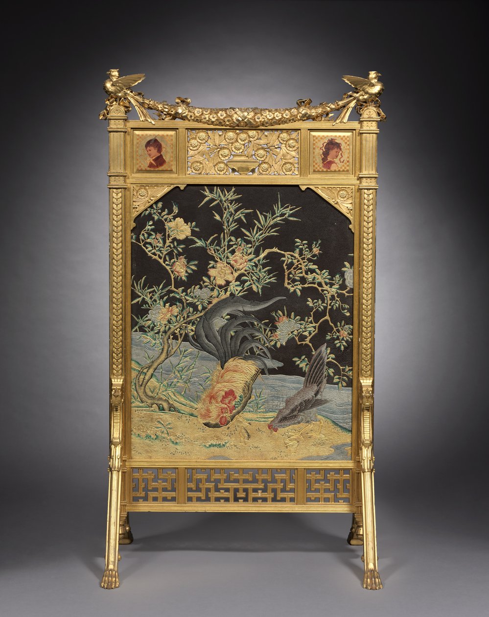 Fire Screen, Herter Brothers, ca. 1878-1880 av American School