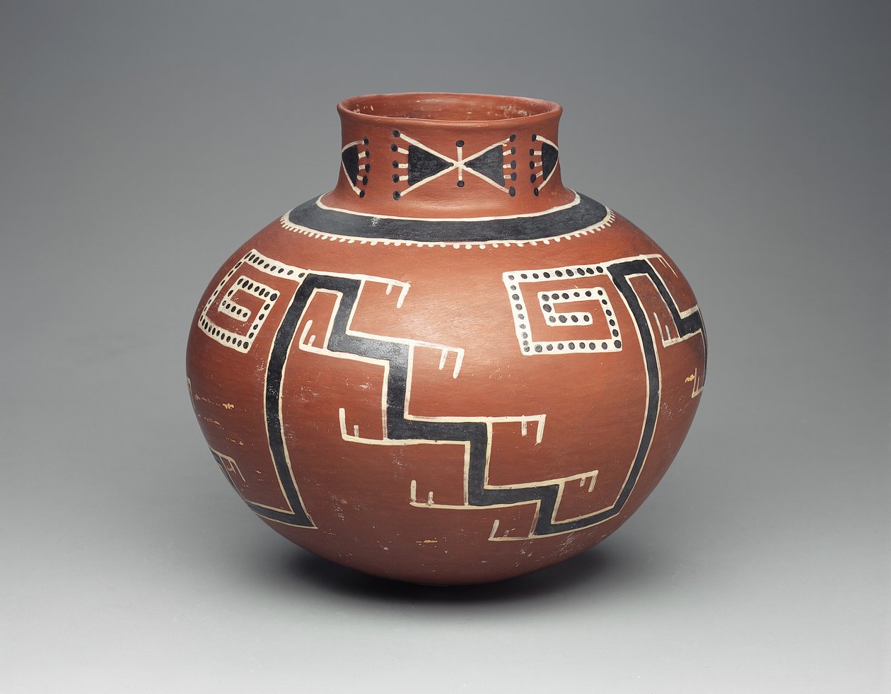 Foumile polykrom krukke, Anasazi, 13001500 (keramikk) av American School