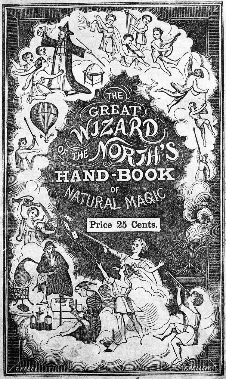Forside av The Great Wizard of the Norths Handbook of Natural Magic av John H. Anderson av American School