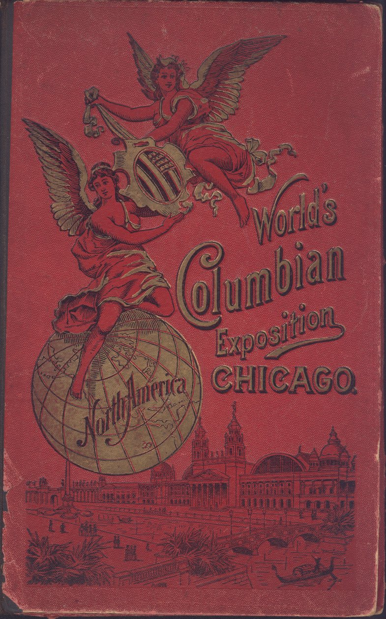 Forside av en guidebok til World's Columbian Exposition, Chicago av American School