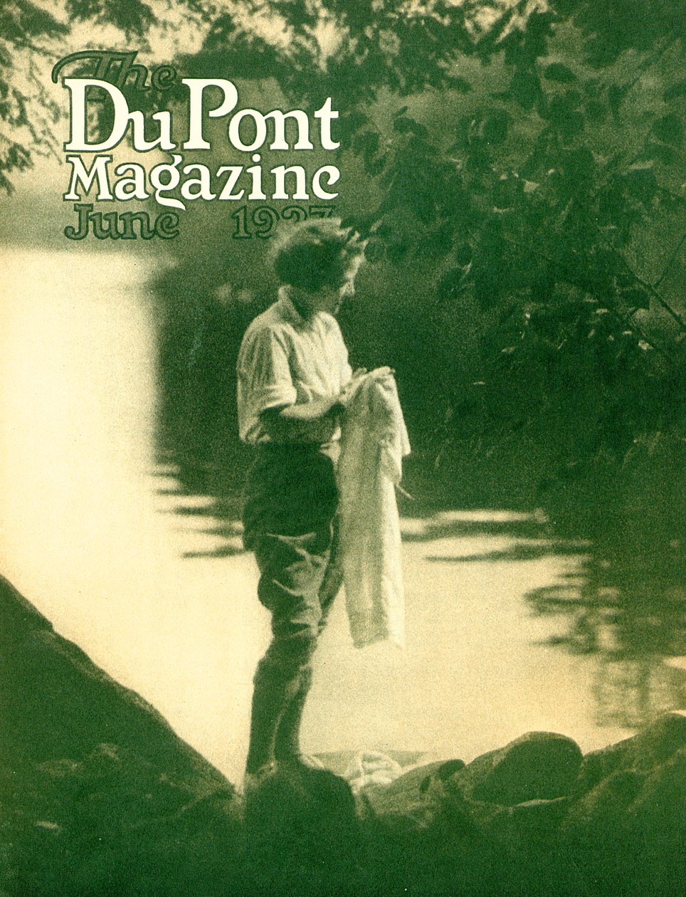 Forside av DuPont Magazine, juni 1923 av American School