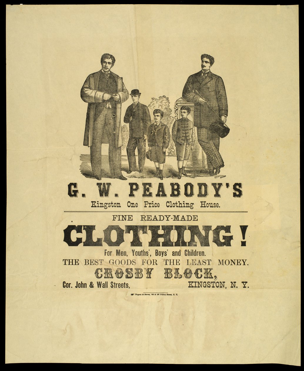 G.W. Peabodys Kingston One Price Clothing House av American School