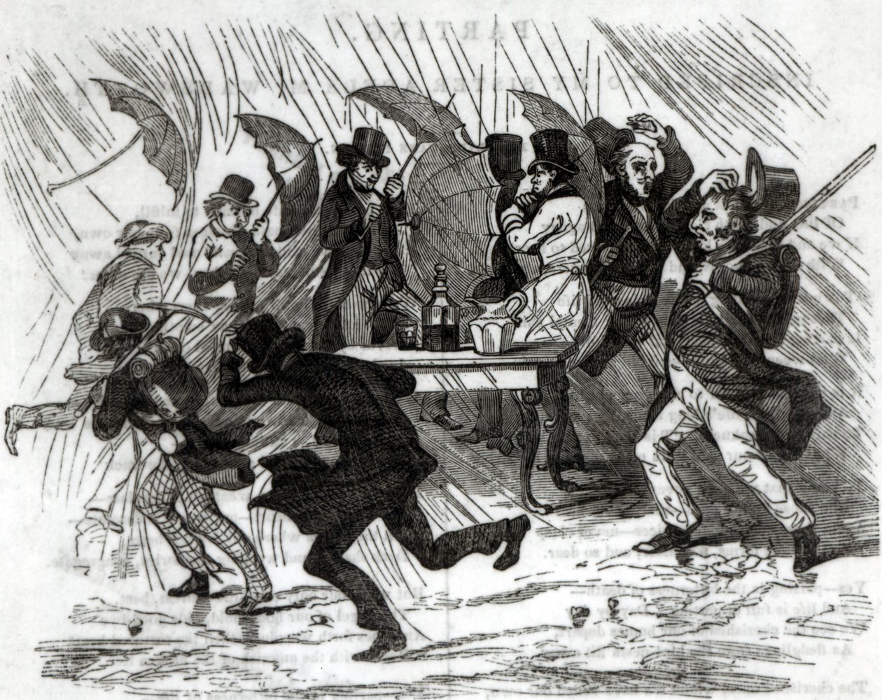 Går rundt hornet, 1849 av American School