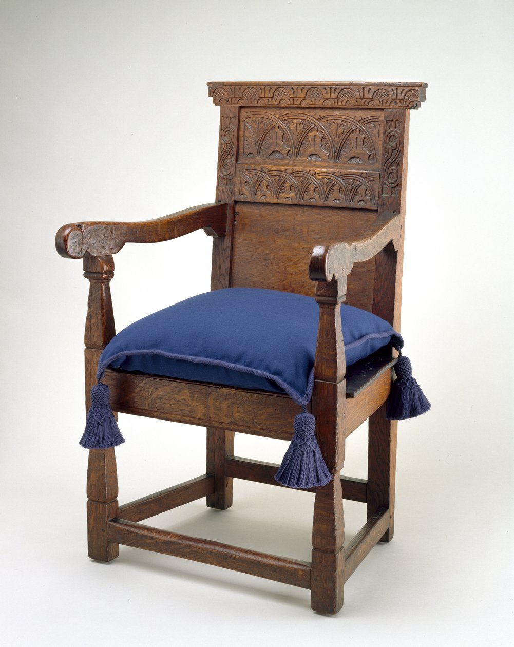 Great Chair, Essex County, Massachusetts, 1640-85 (hvit eik) av American School