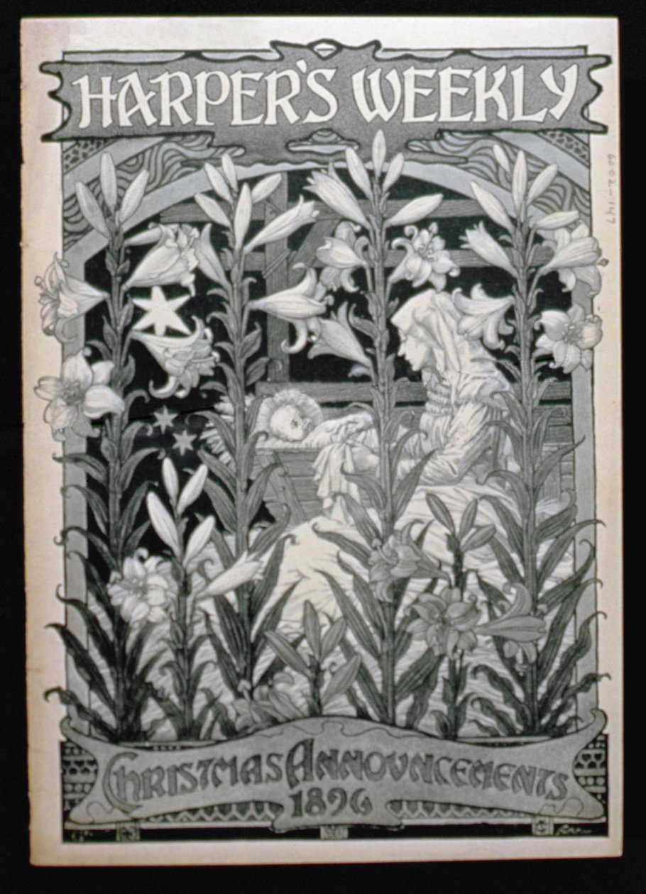 Harpers Weekly, julekunngjøringer 1896 av American School