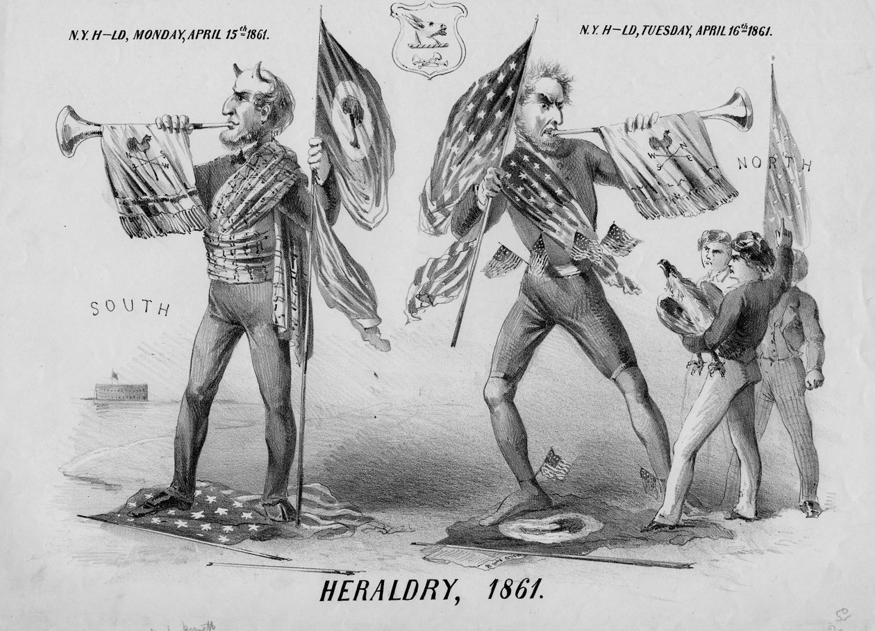 Heraldik, 1861, utgitt i New York, 1861 av American School