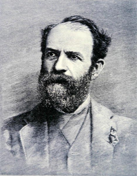 Jay Gould (1836-92) (gravering) av American School