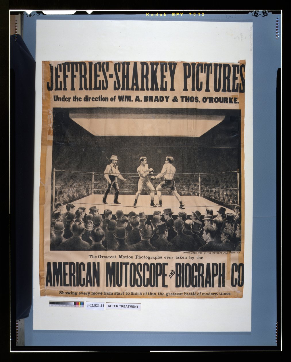 Jeffries-Sharkey bilder - i regi av Wm. A. Brady & Thos. O