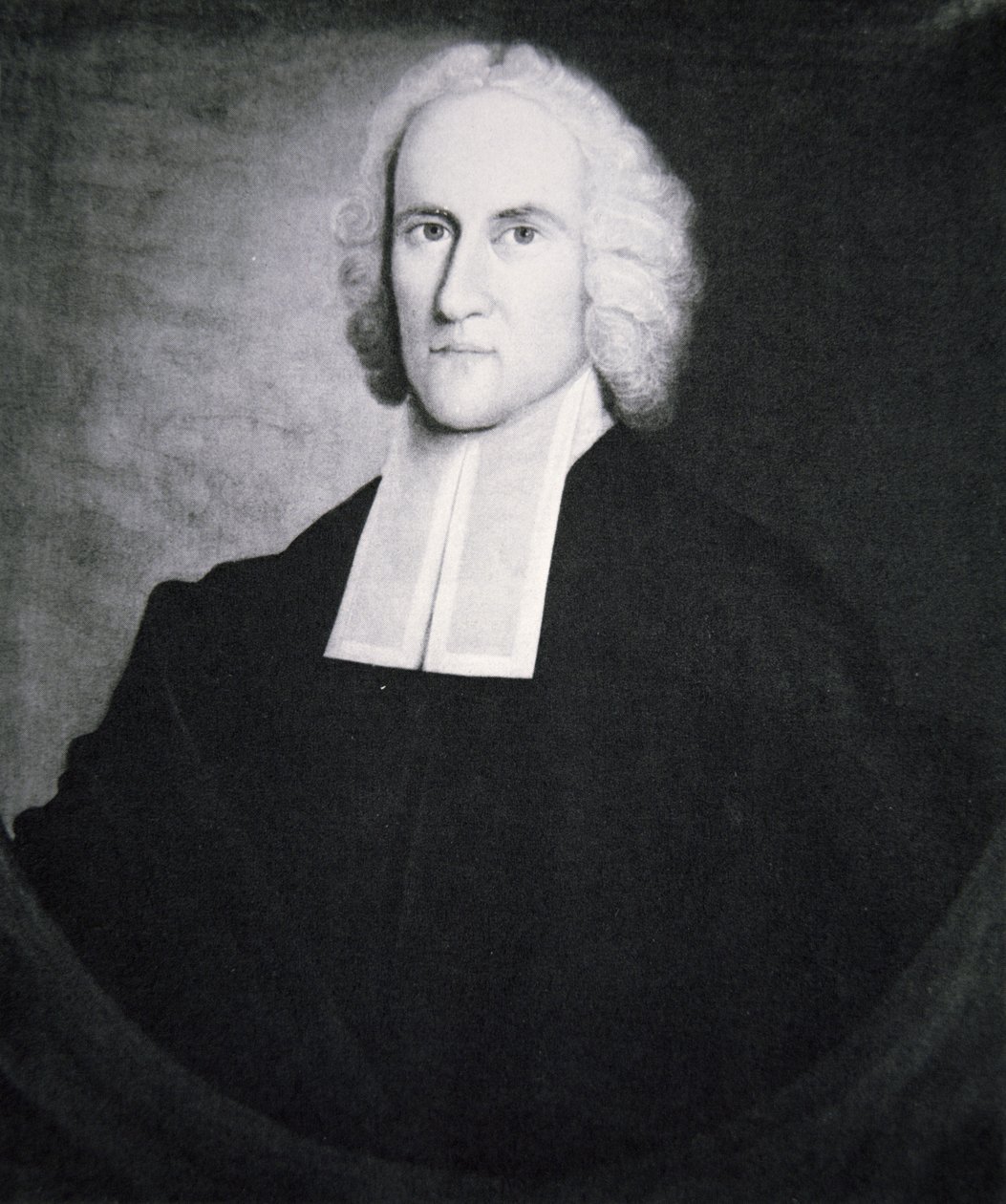 Jonathan Edwards (1703–58) (litho) av American School