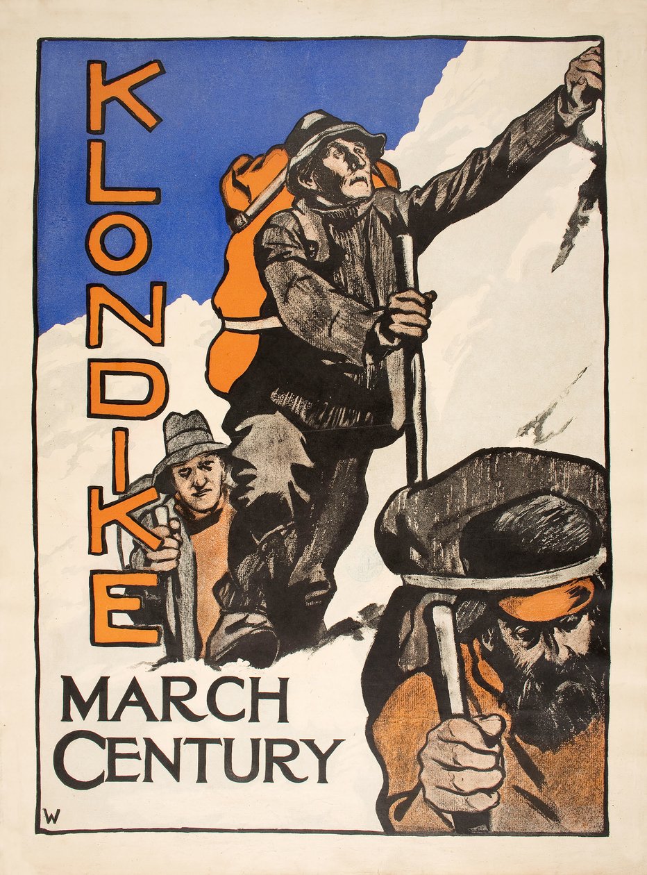 "Klondike" fra Century Magazine, mars 1898, av American School