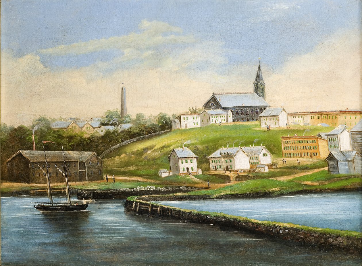 Landskapet til Bunker Hill, etter 1862 av American School