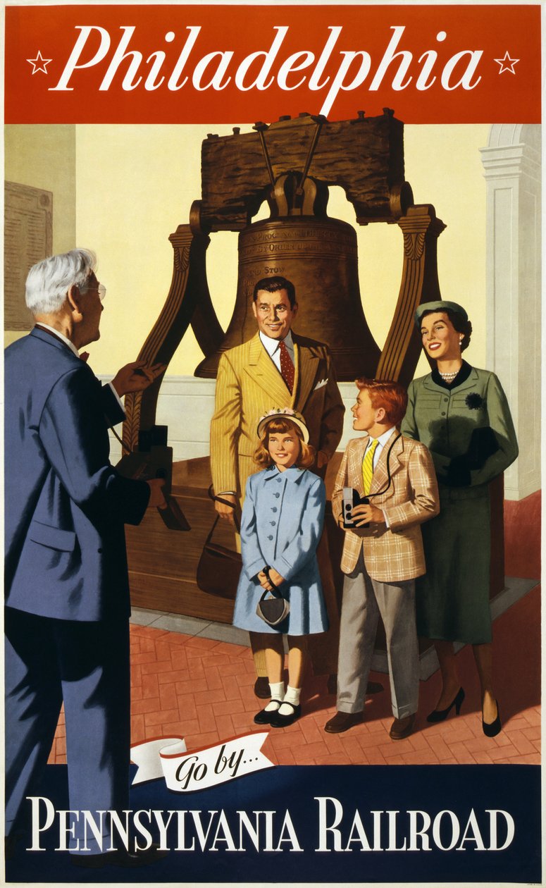 Liberty Bell reiseplakat av American School