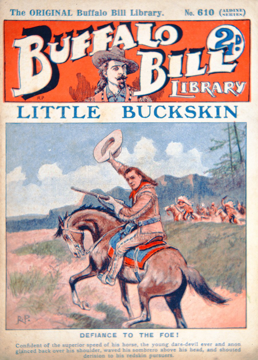 Little Buckskin, omslagsillustrasjon fra 