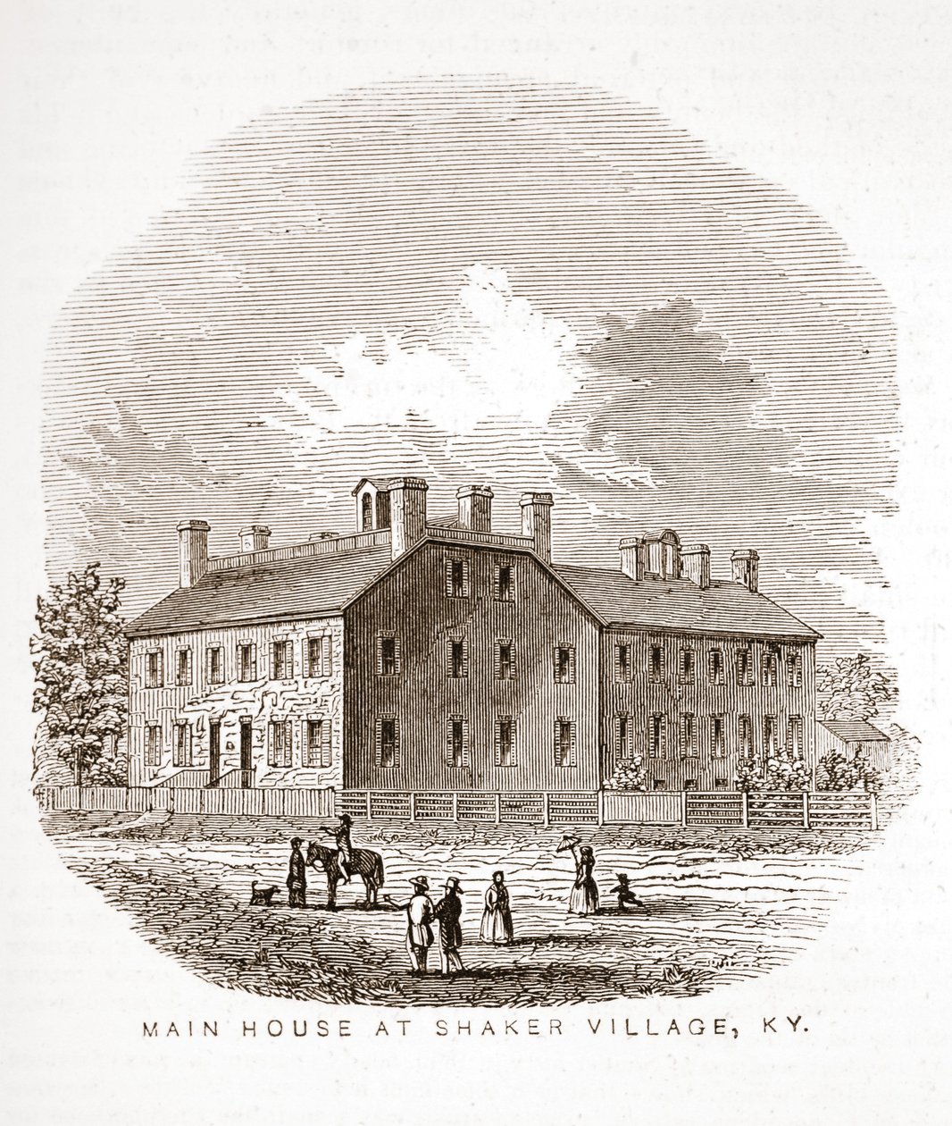 Hovedhuset i Shaker Village, KY av American School