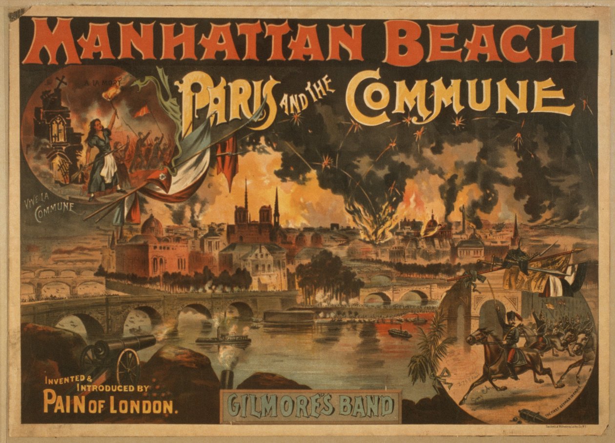 Manhattan Beach: Paris and the Commune, ca. 1891 av American School