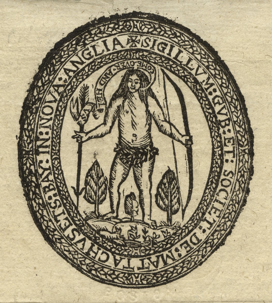 Massachusetts Bay Colony Seal av American School