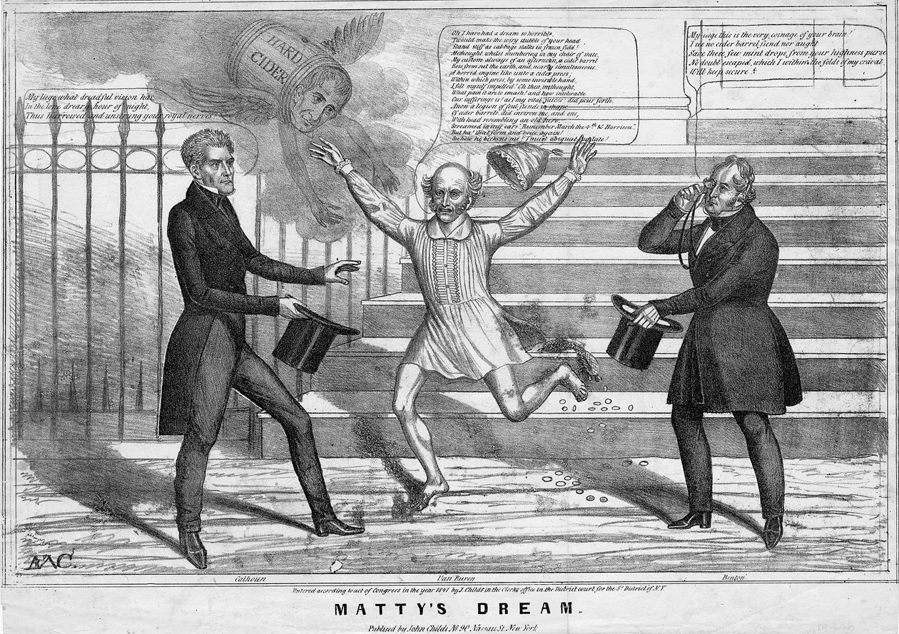 Mattys drøm, utgitt av John Childs, New York, 1841 av American School