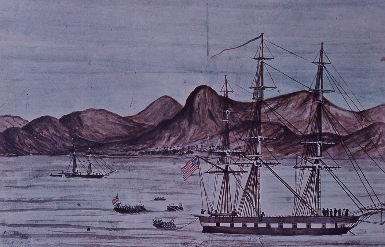 Meksikansk-amerikansk krig (1846–48), amerikansk marinens landgangsstyrker ved Loreto av American School