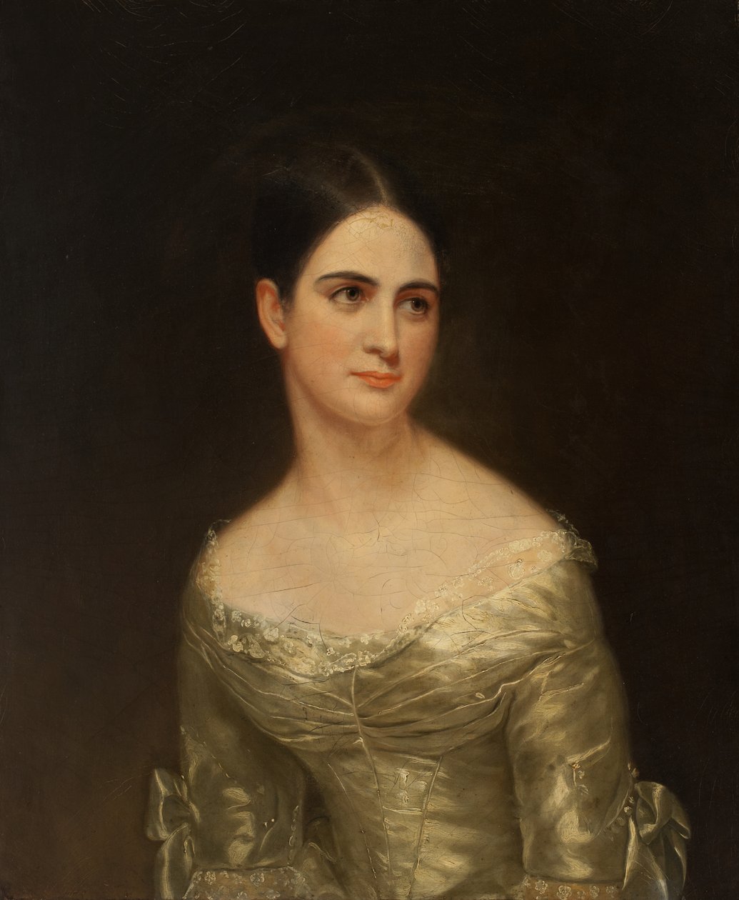 Frøken Pearce, ca. 1840 av American School
