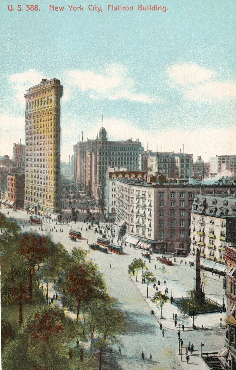 New York City, Flatiron Building av American School