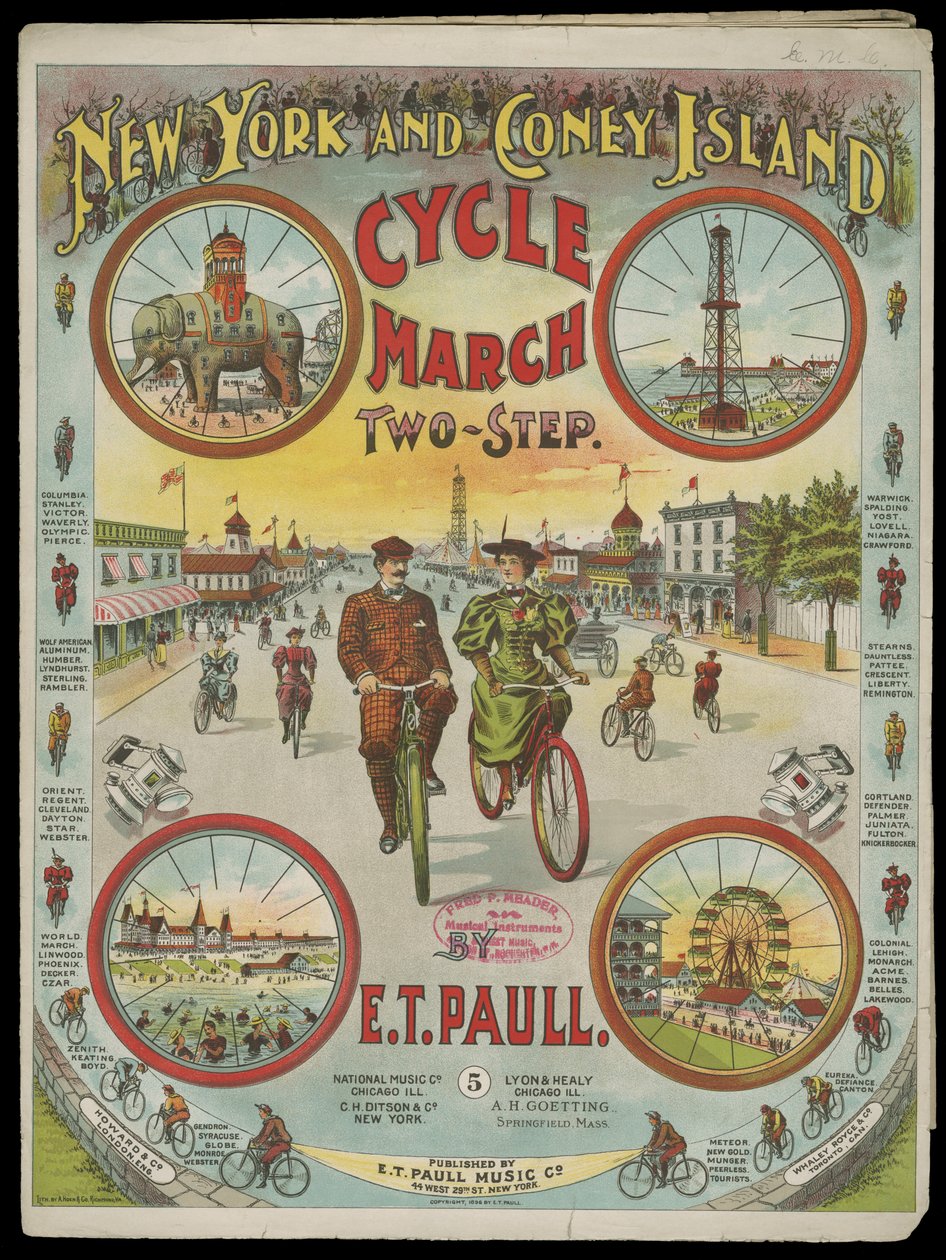 New York og Coney Island Cycle March av American School