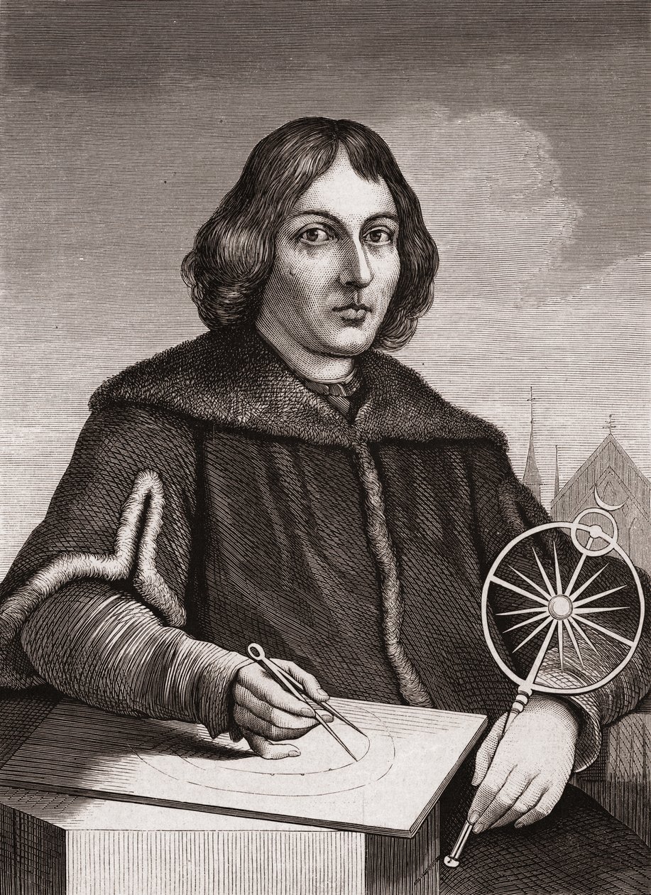 Nicolaus Copernicus, ca. 1850 (gravering) av American School