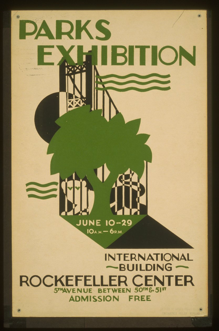 Parks Exhibition, International Building, Rockefeller Center, utført av Mayor
