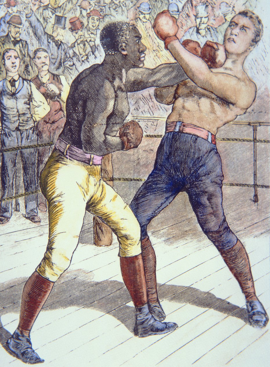 Peter Jackson mot James 'Gentleman Jim' Corbett 21. mai av American School